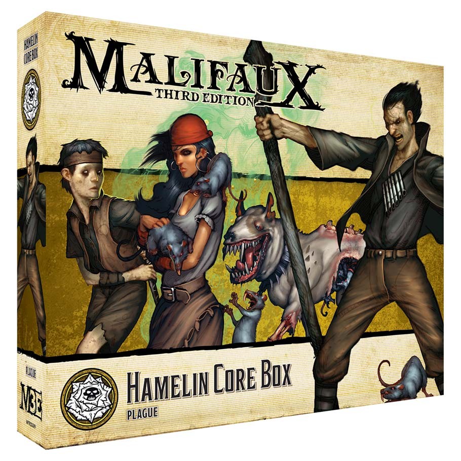 Hamelin core box front of box
