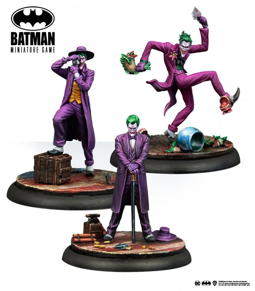 three jokers painted models