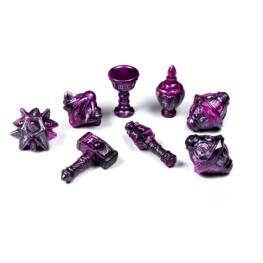 purple cleric dice