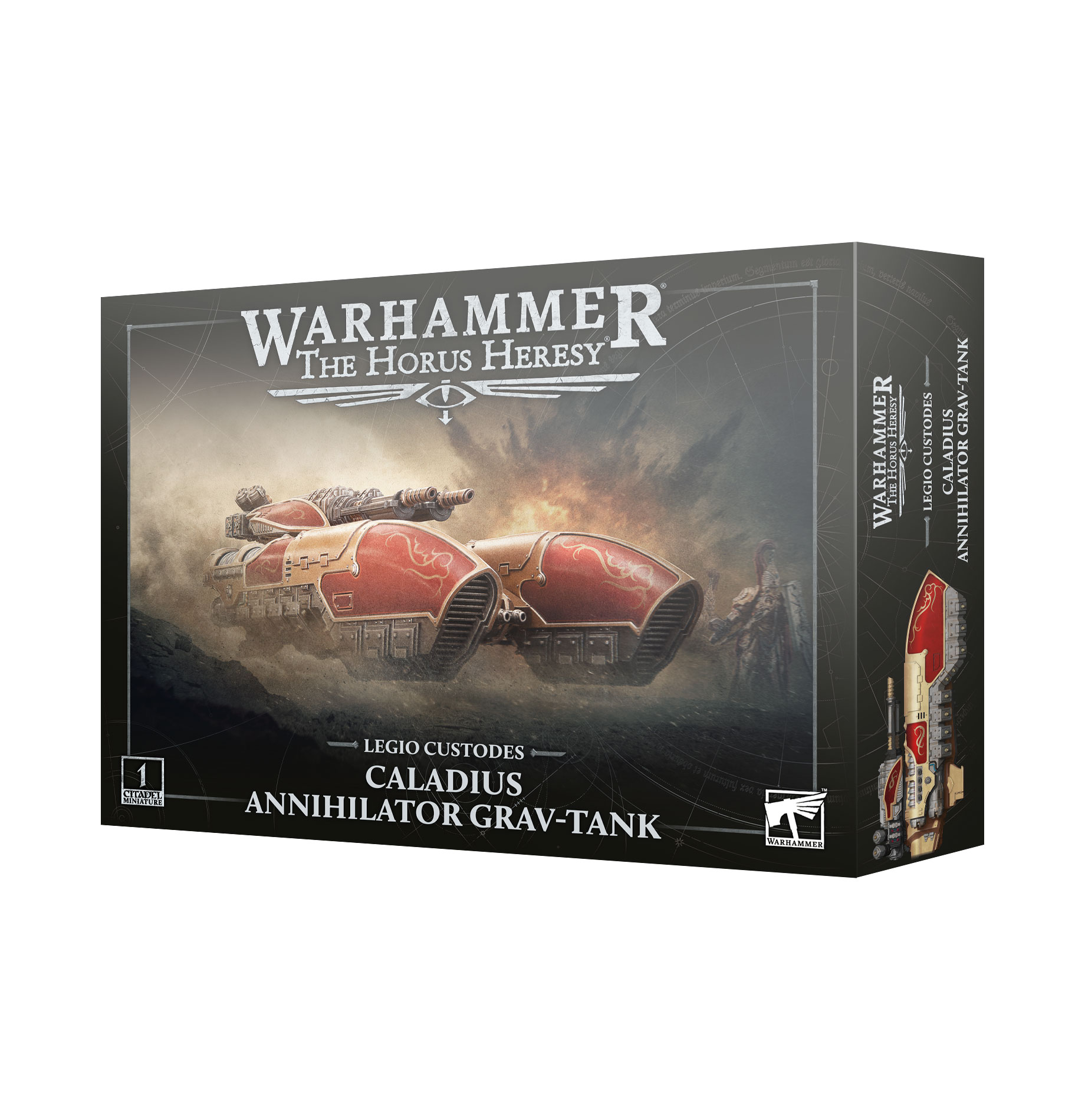 caladius annihilator grav tank front of box