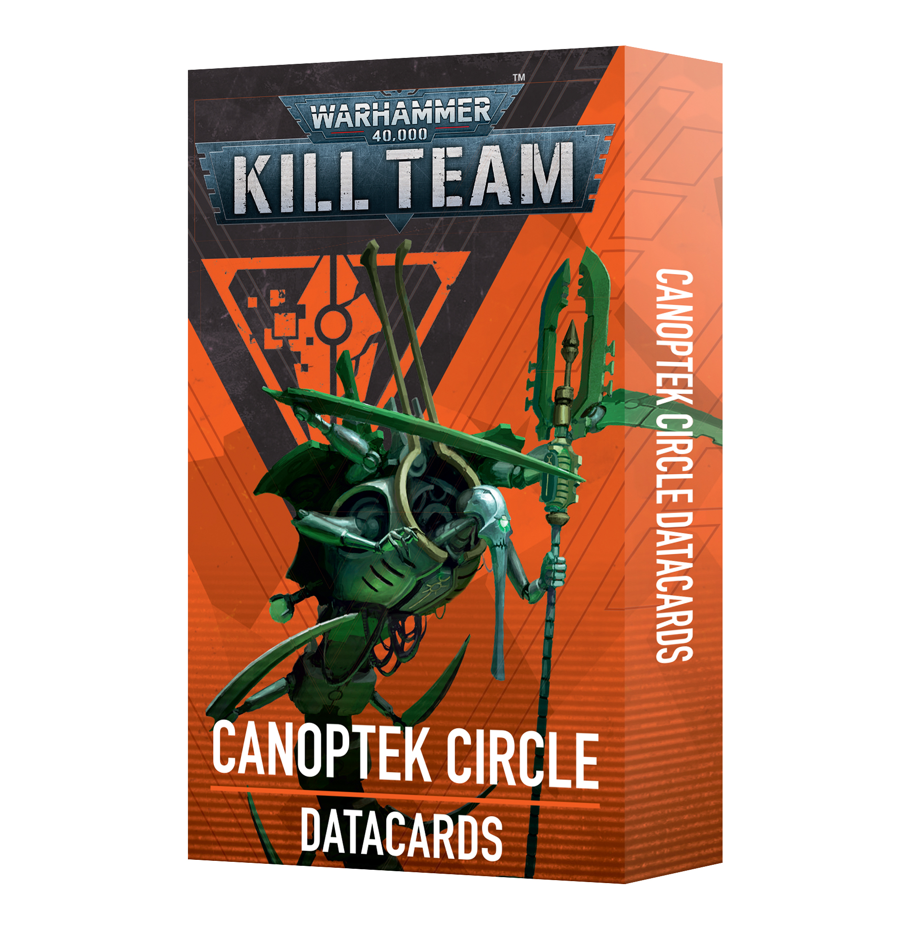 canoptek circle data cards front of pack