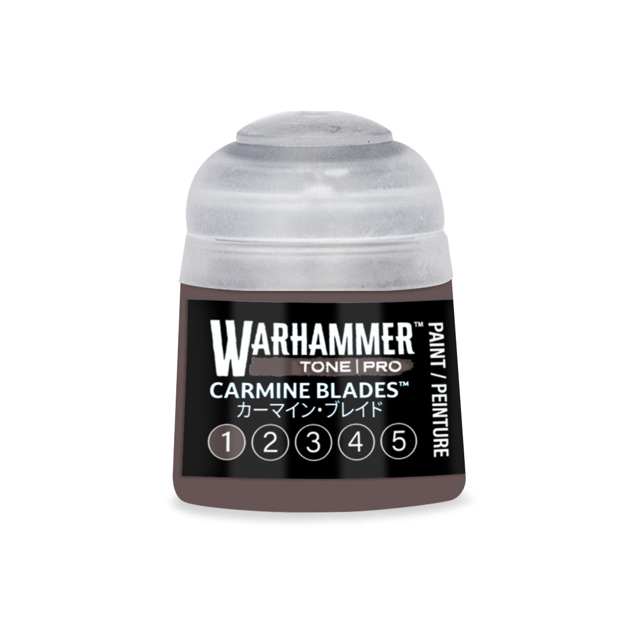 pot of dark brown paint