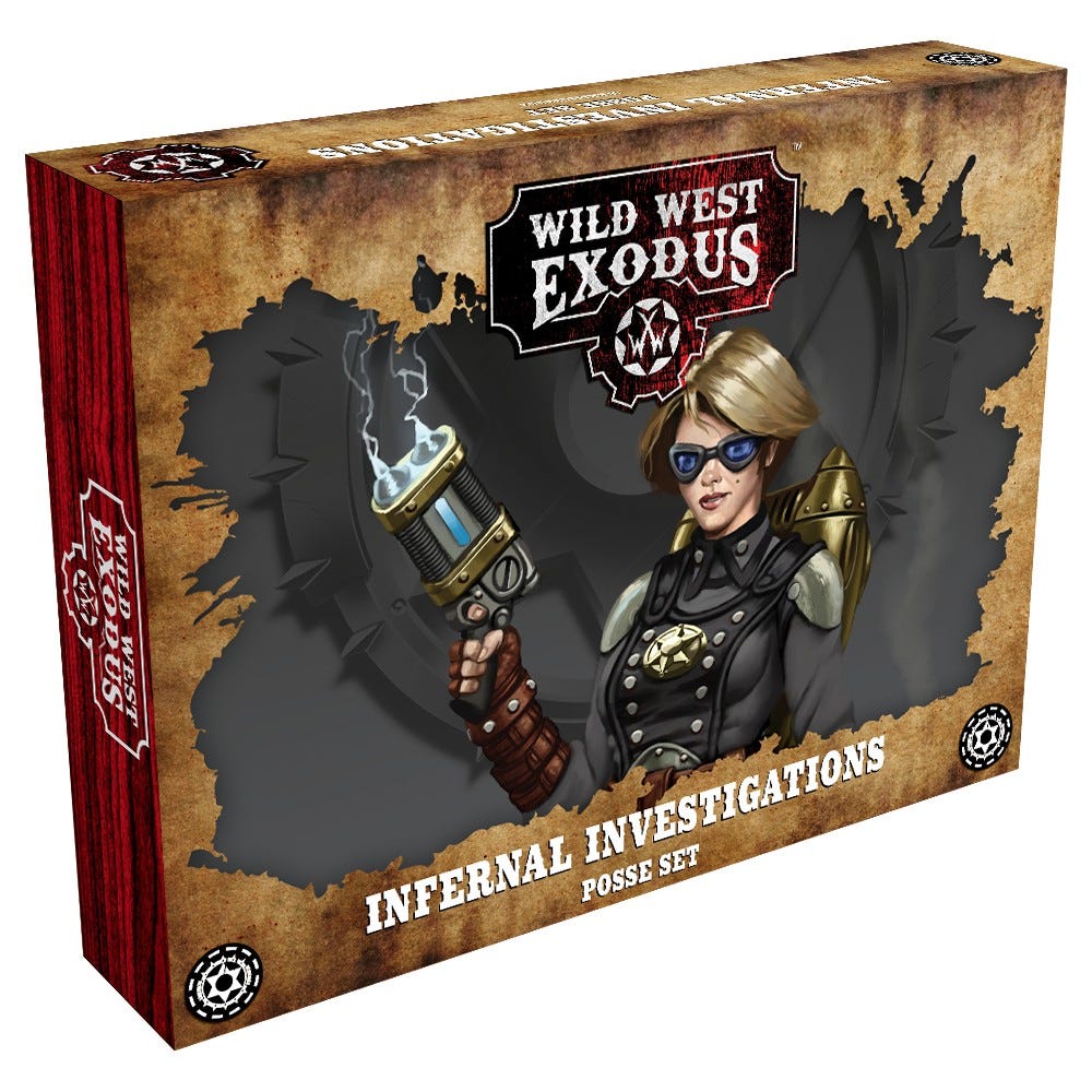 infernal investigations posse front of box