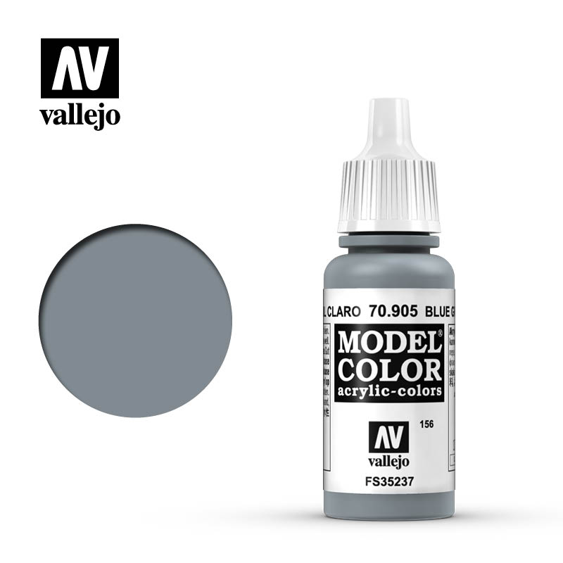 blue grey pale dropper bottle