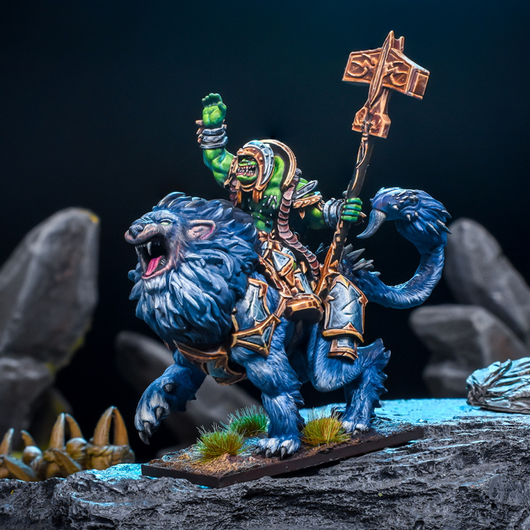 storm caller on manticore painted model