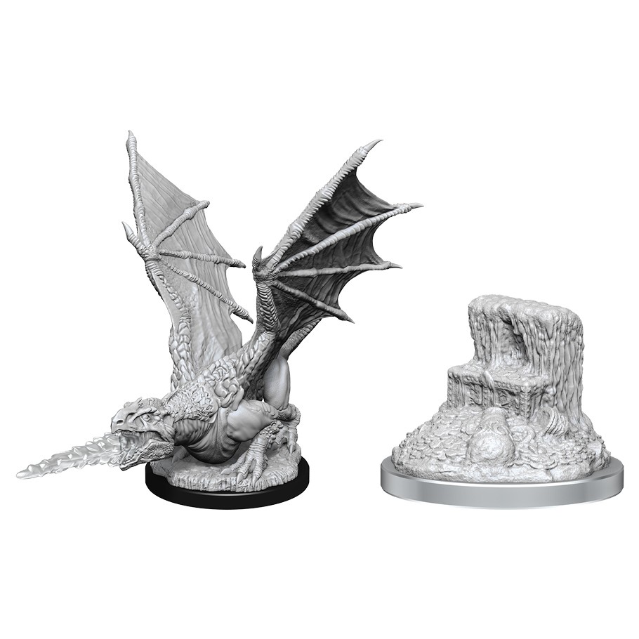 white dragon wormling model render