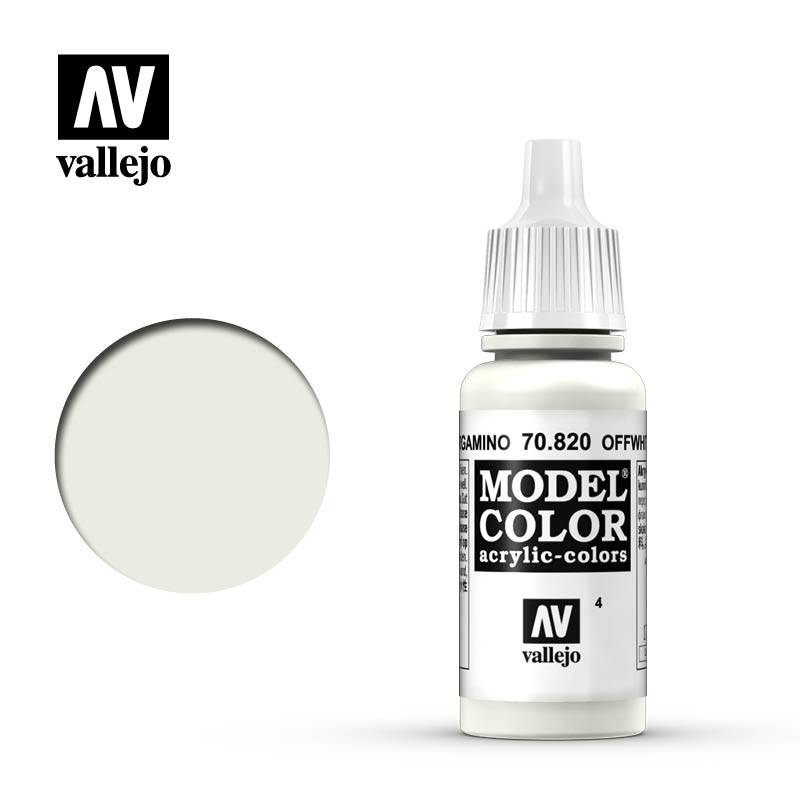 vallejo off white model color
