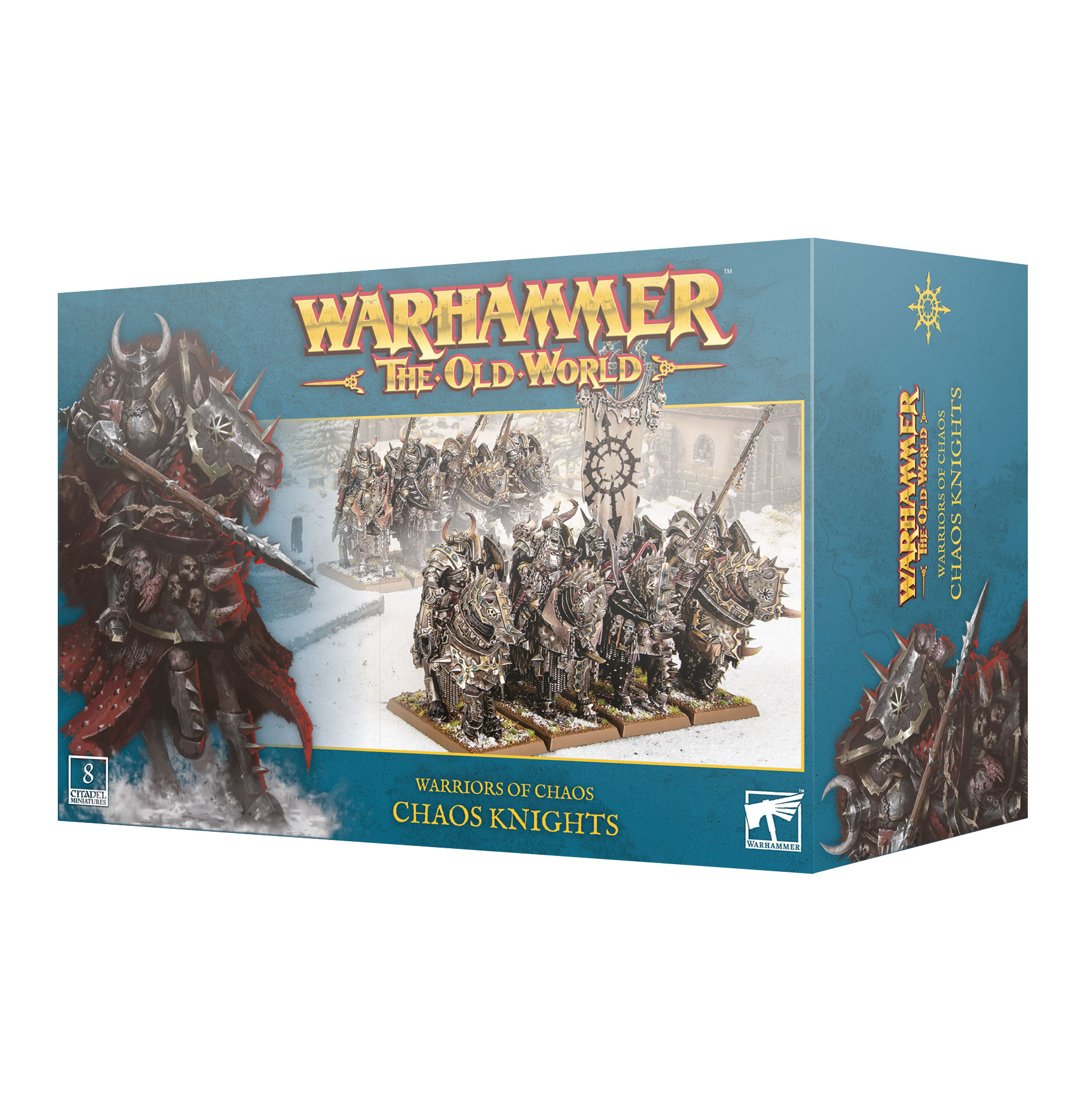chaos knights front of box