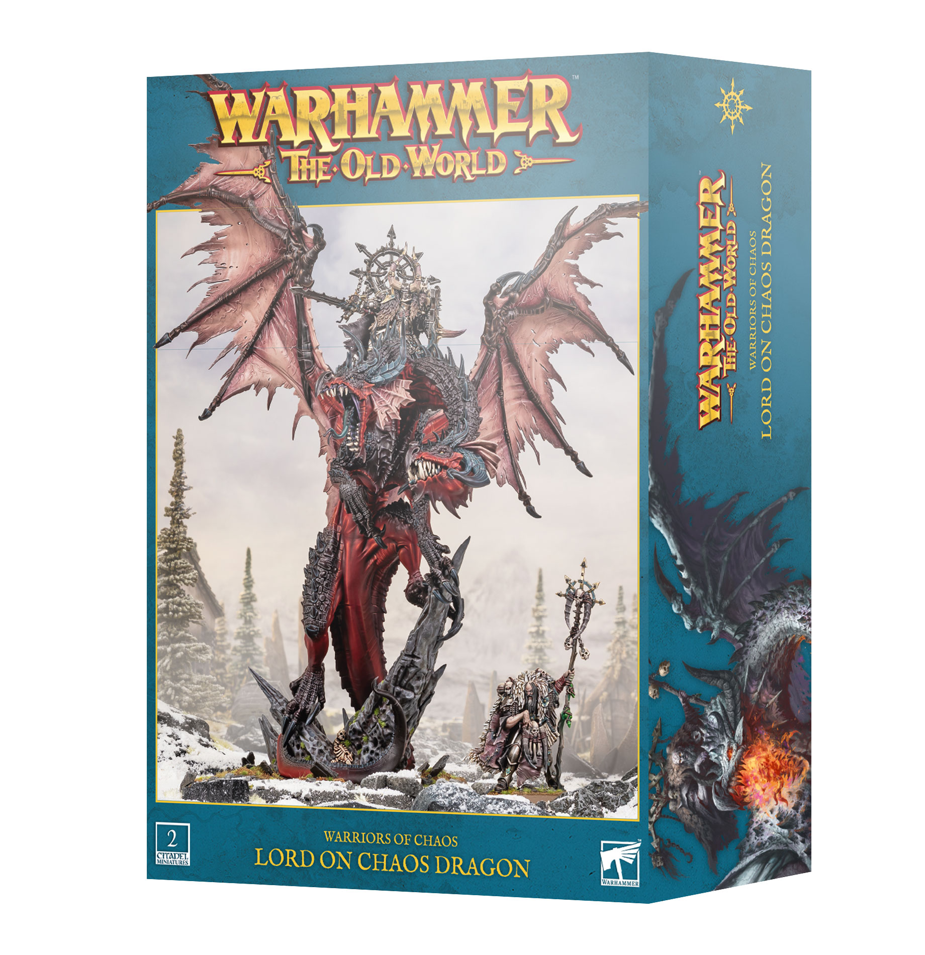 chaos lord on dragon front of box