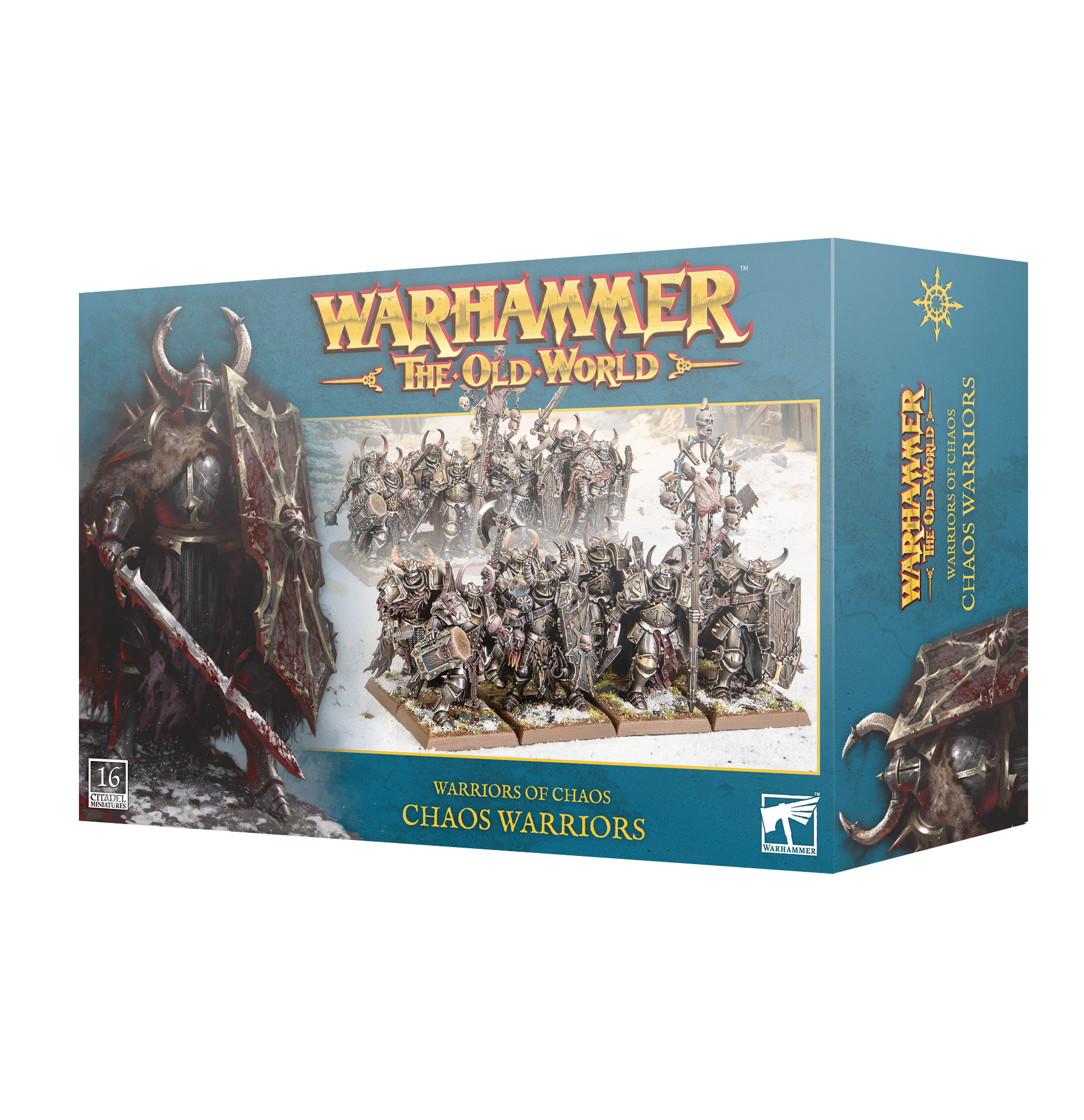 chaos warriors front of box