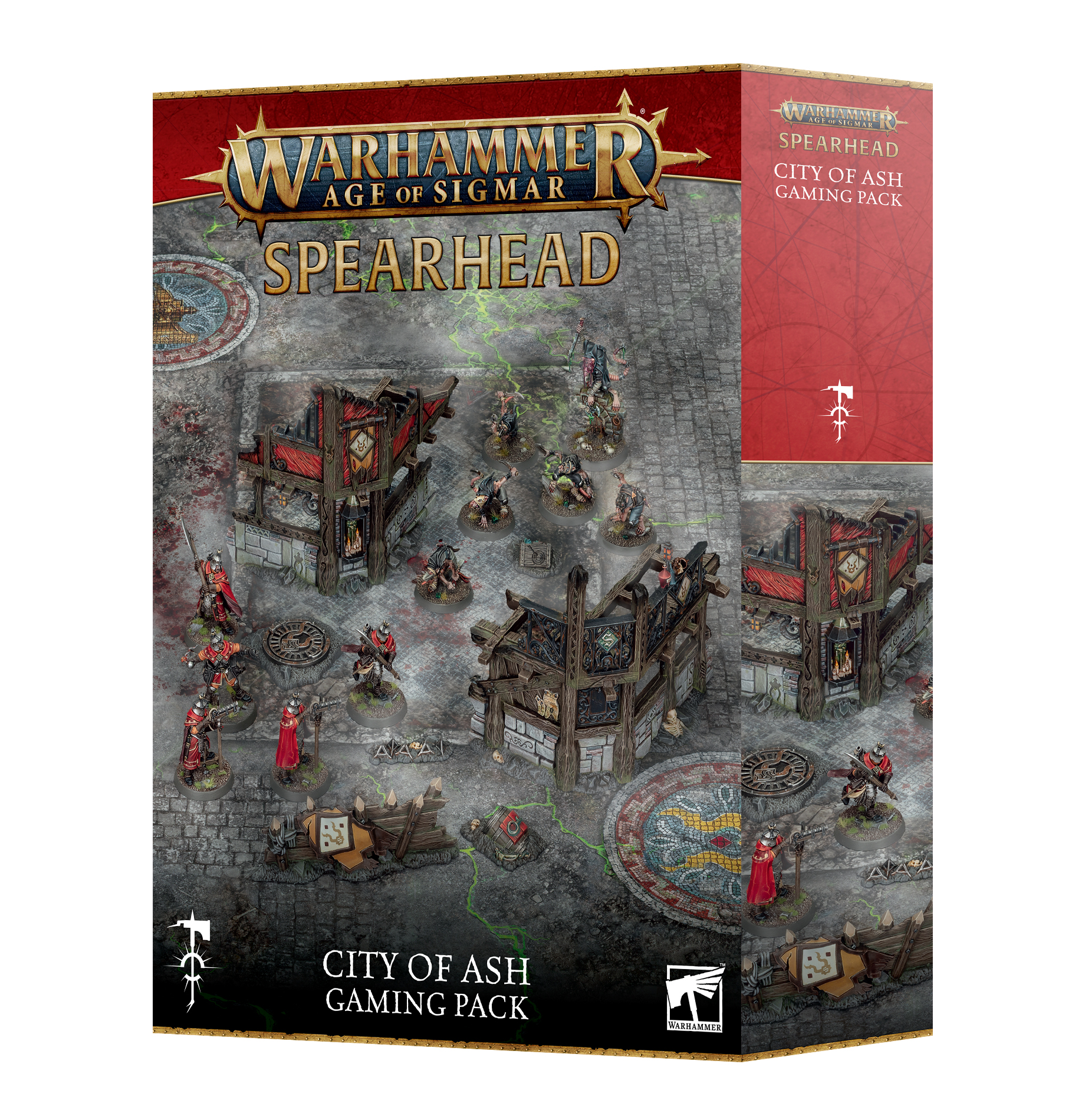 city of ash gaming pack front of box