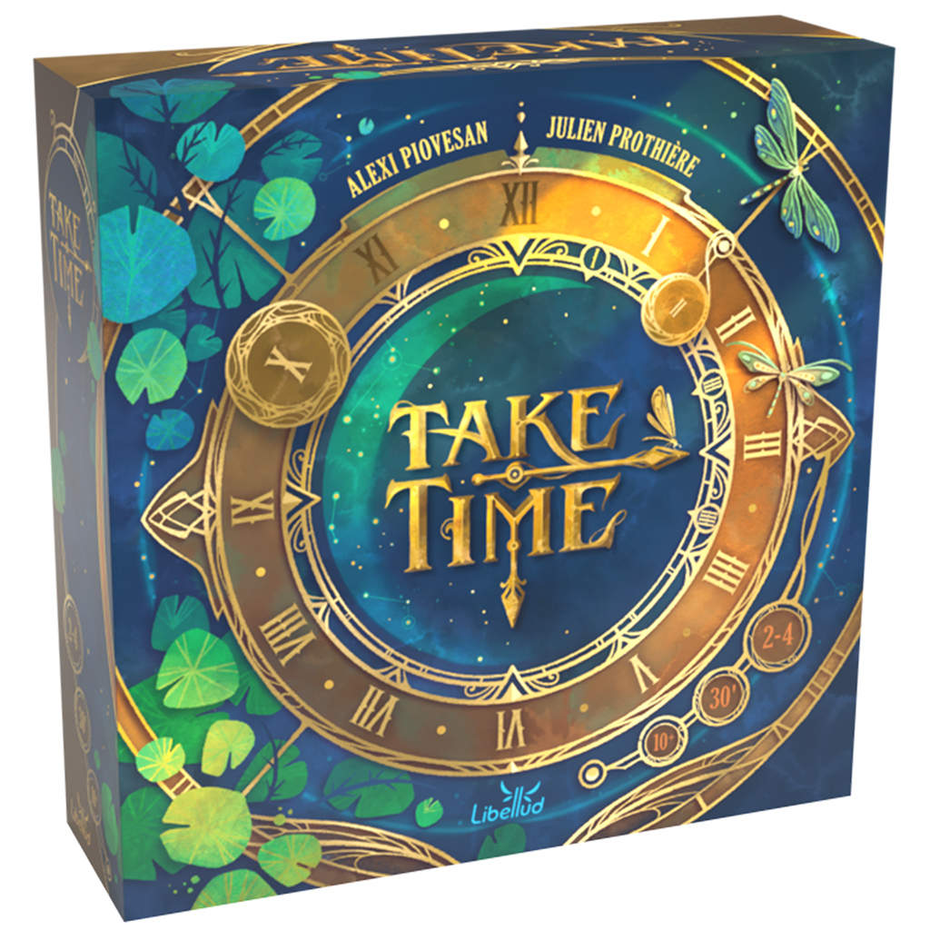 clock themed box art