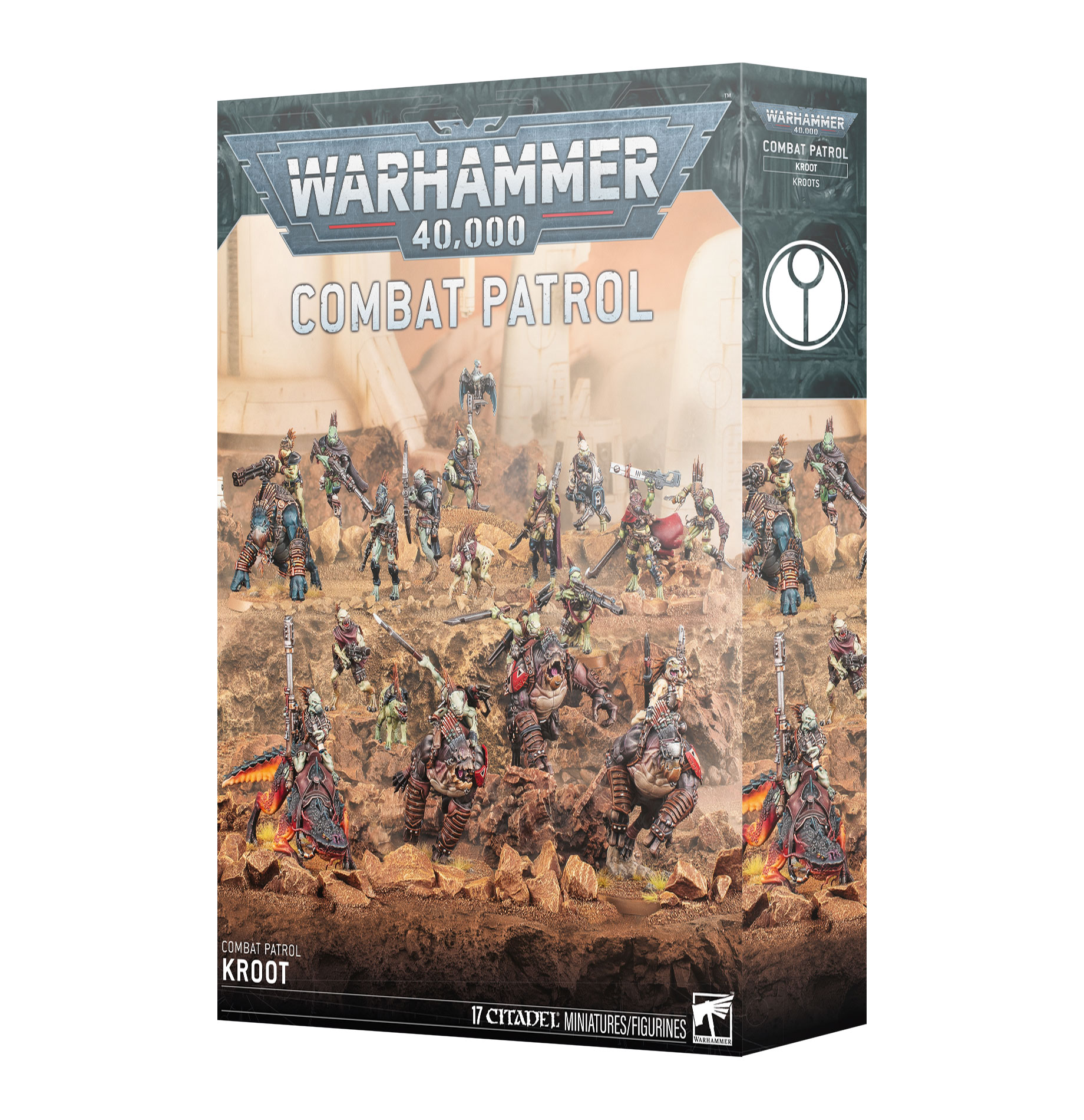combat patrol kroot front of box