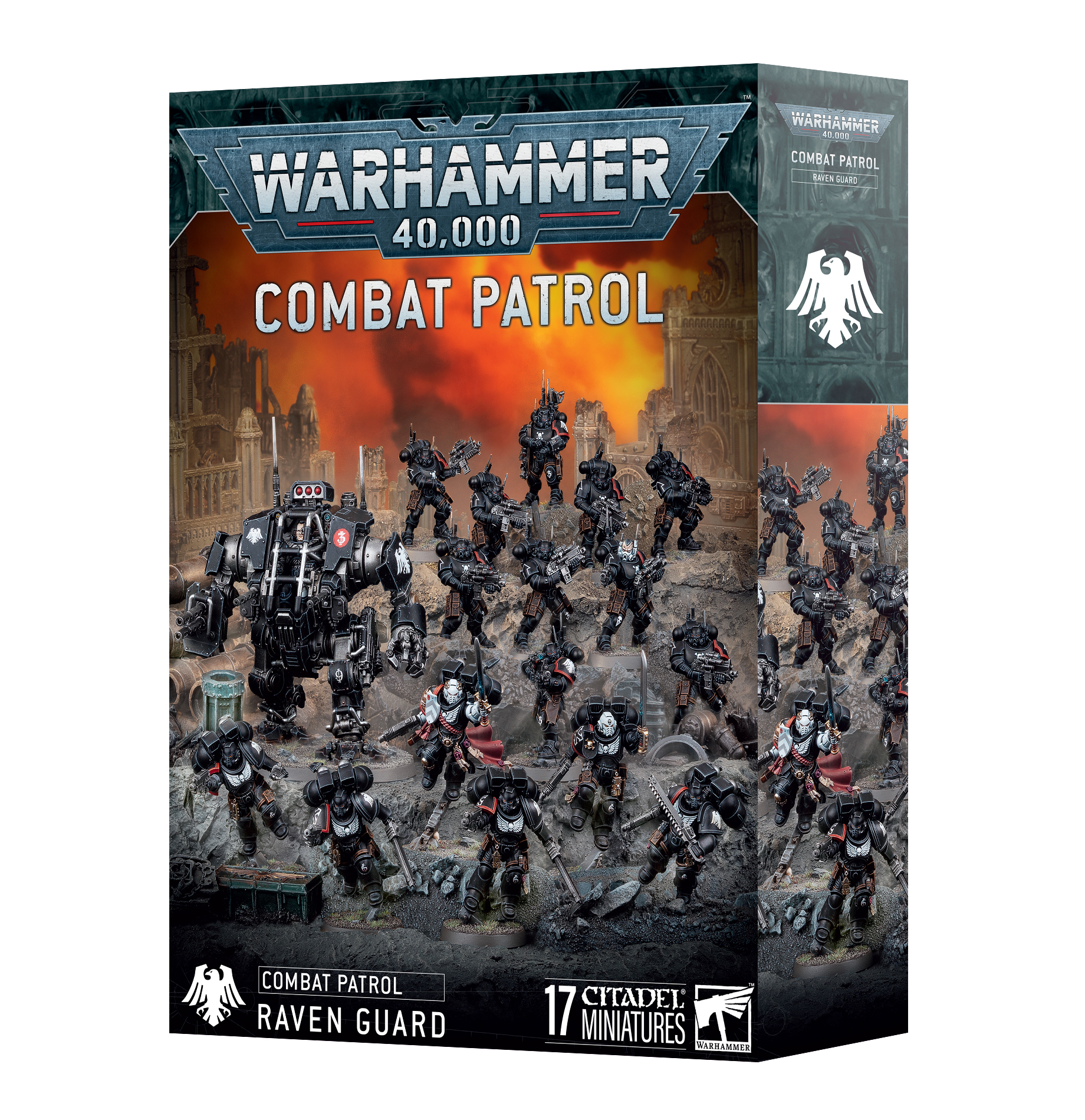 combat patrol raven guard front of box
