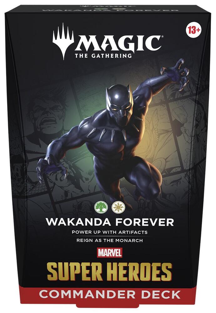 commander deck box featuring black panther
