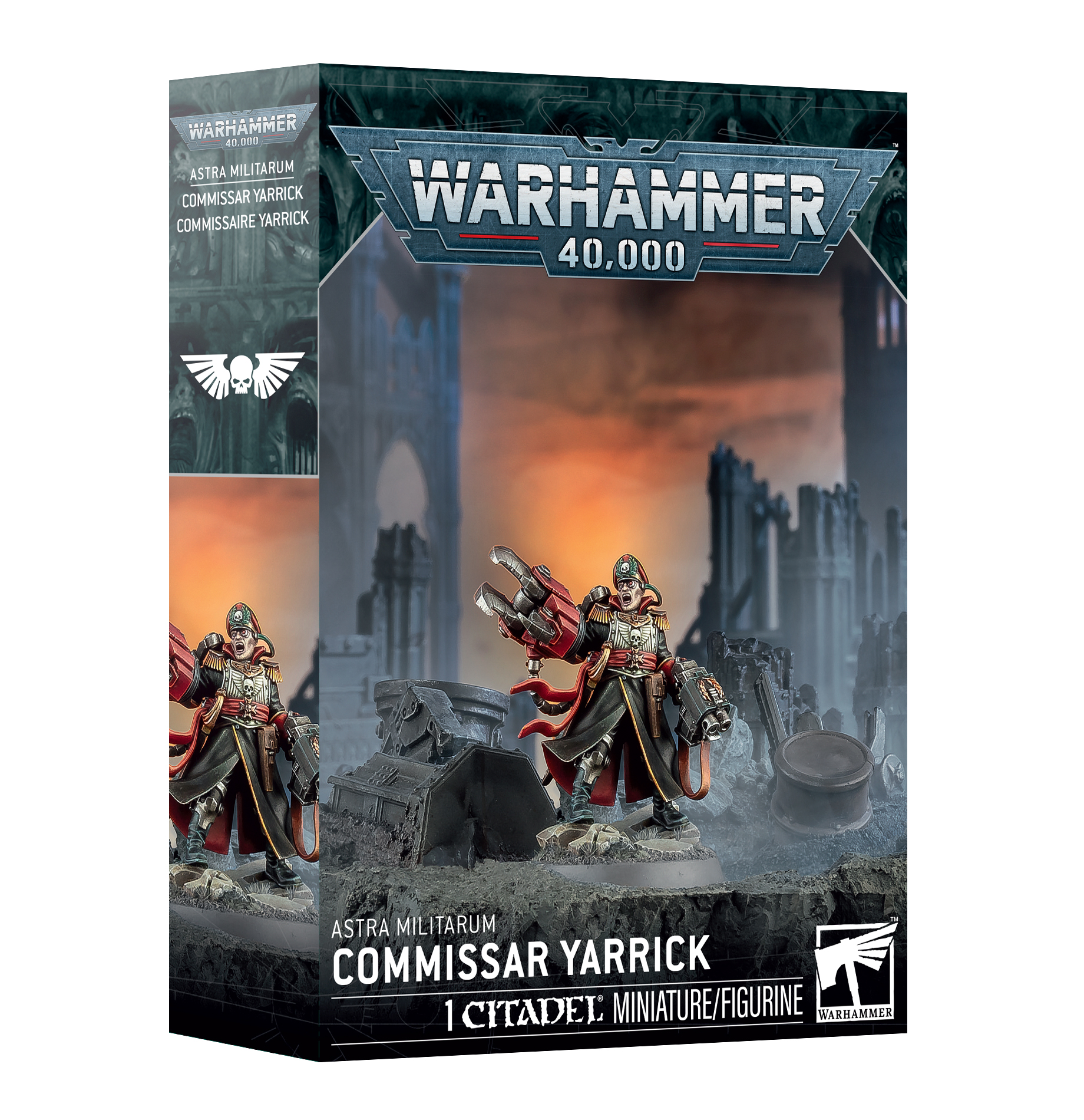 commissar yarrick front of box