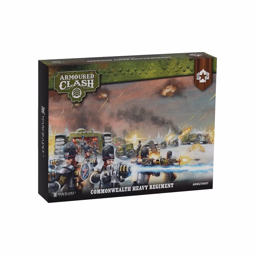 common wealth heavy reigment front of box