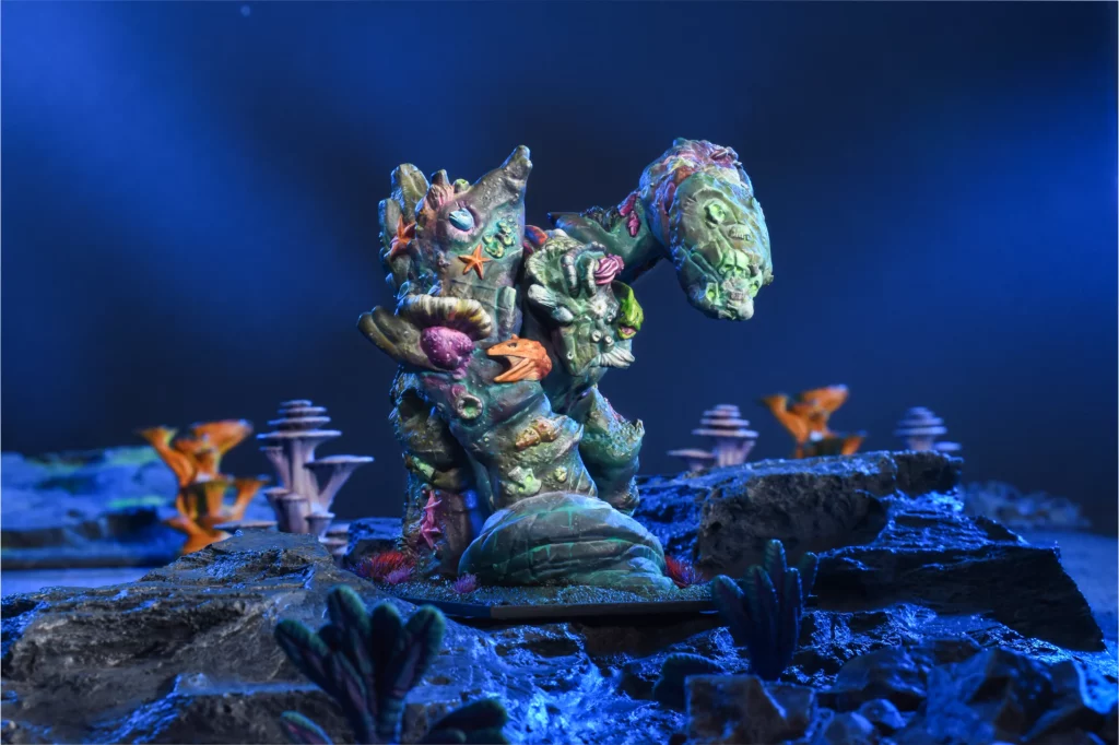coral giant painted model