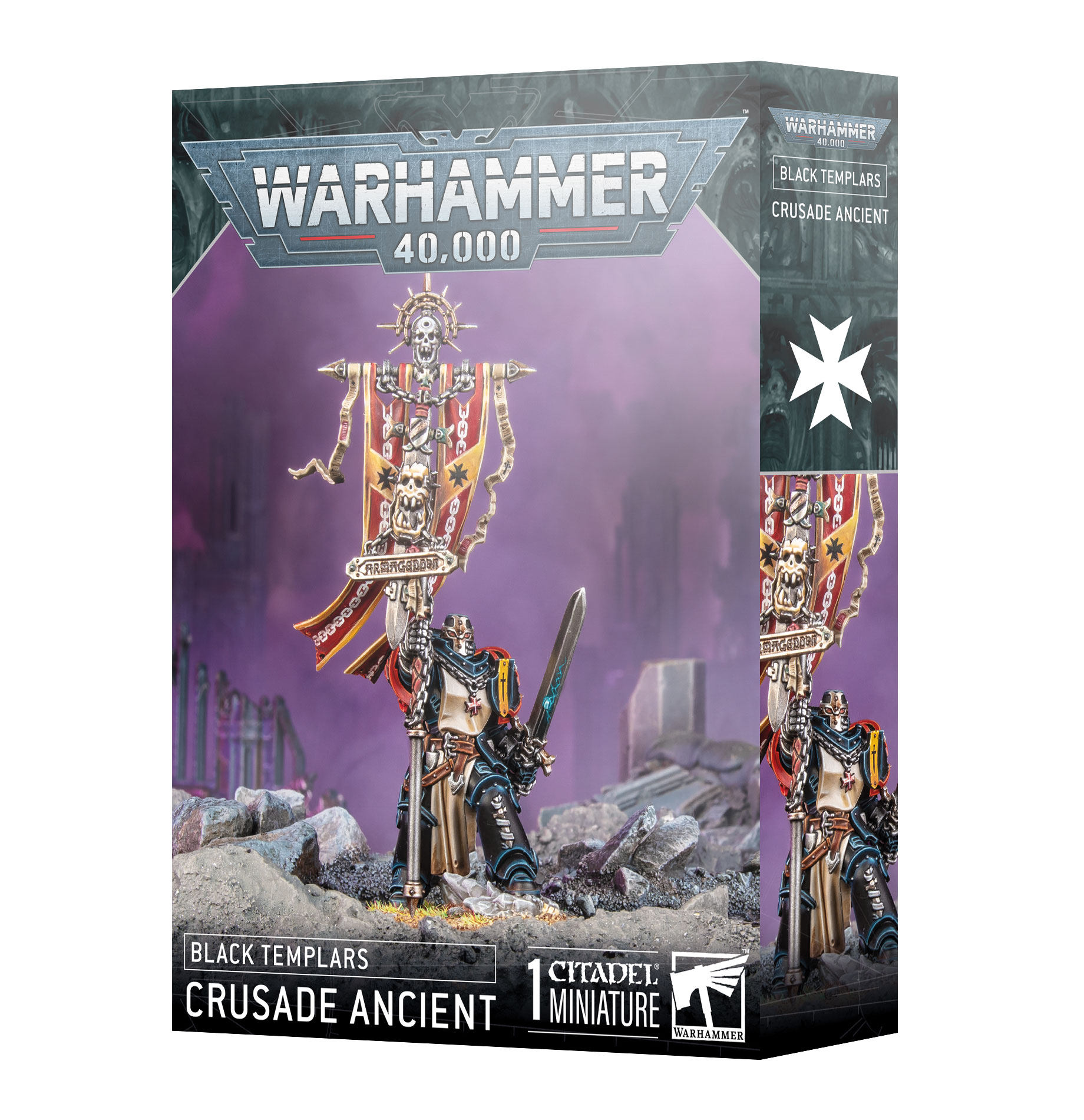 crusade ancient front of box