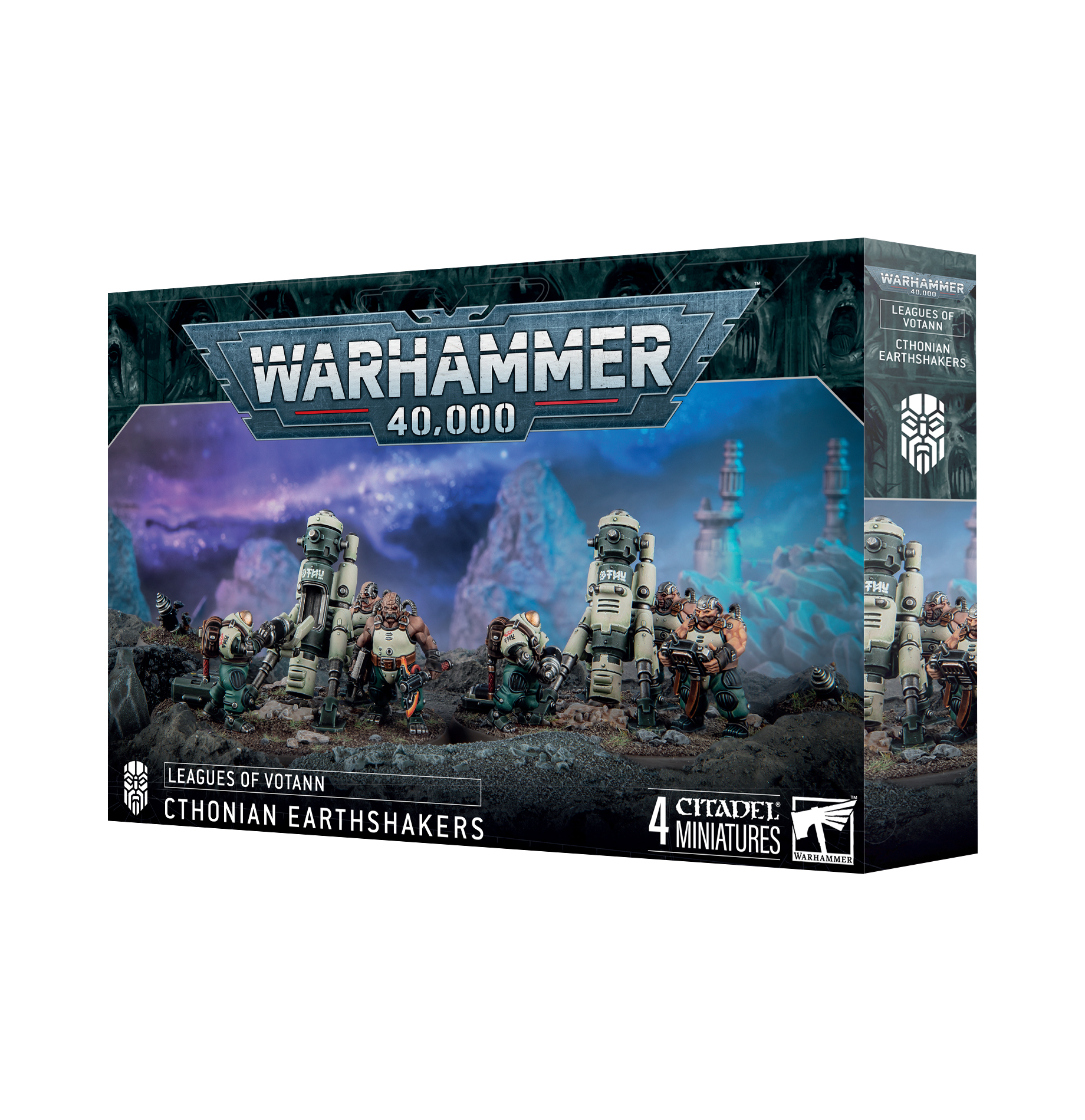 cthonian earth shakers front of box