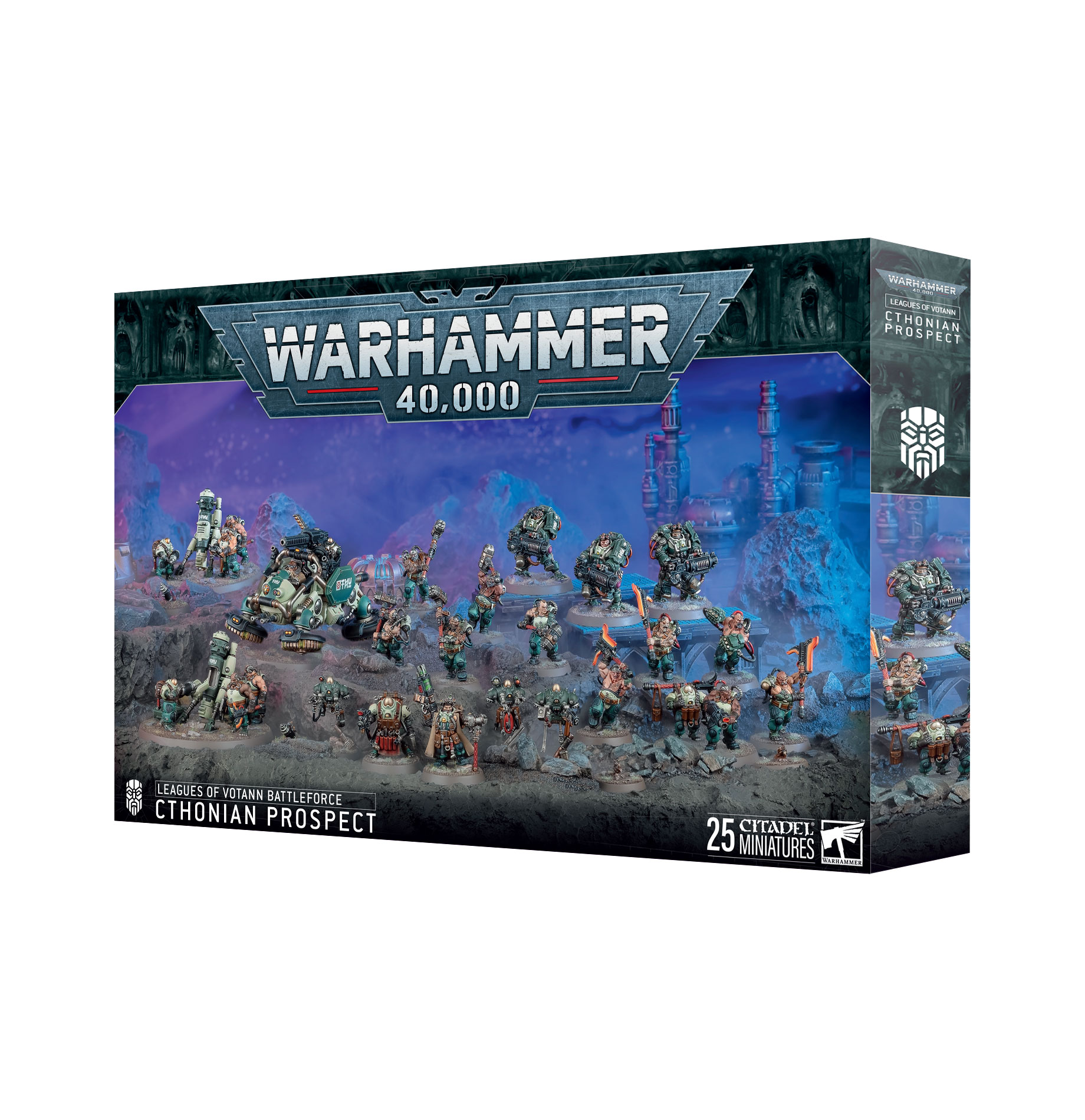 Games Workshop - Warhammer 40k Leghe Di Votann: Cthonian Earthshakers | Kit Plastica 4 Miniature | Artiglieria Pesante