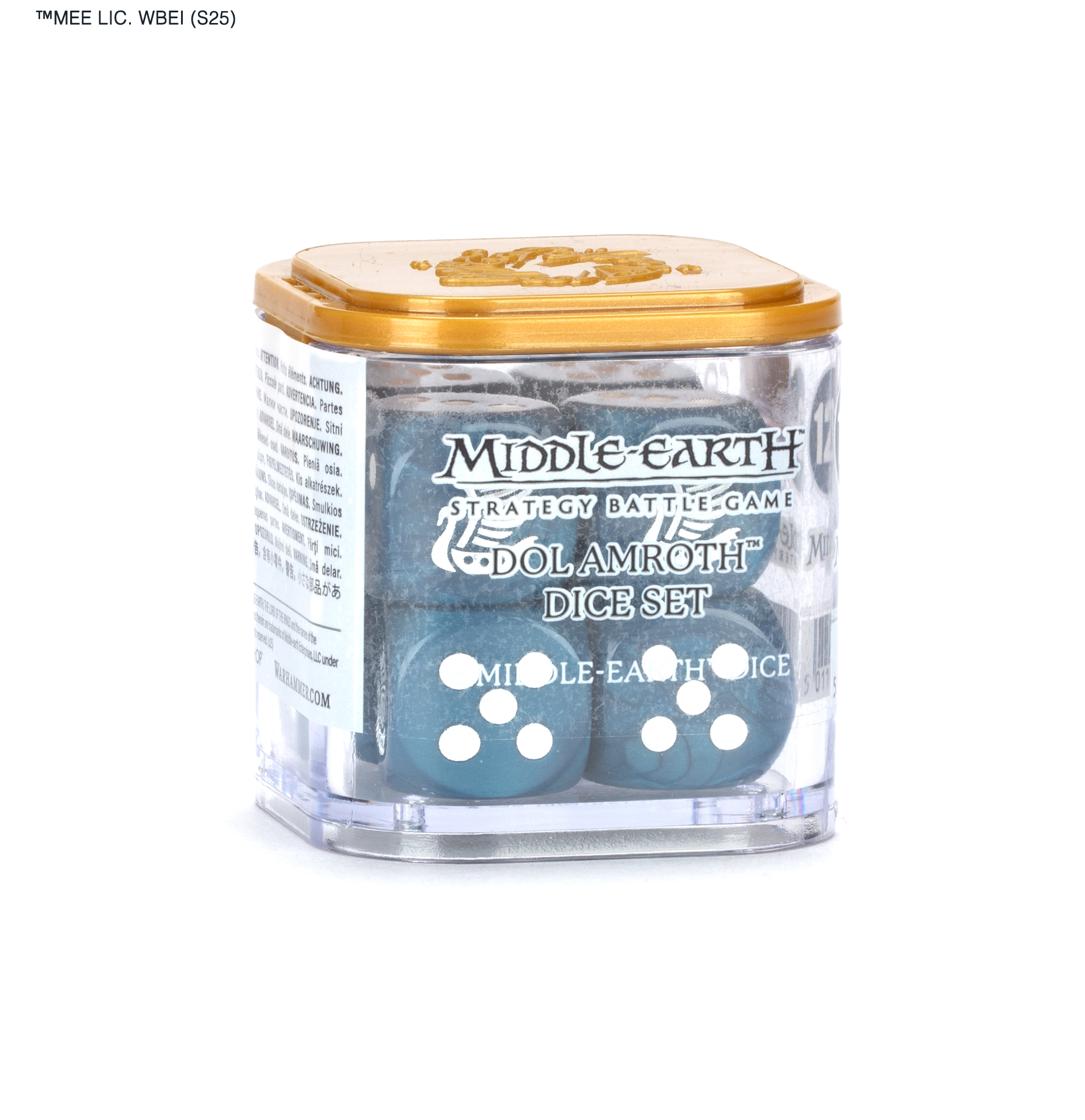 cube of blue dice