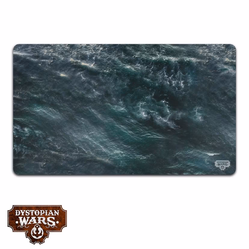 dark green grey water pattern rectangular mat