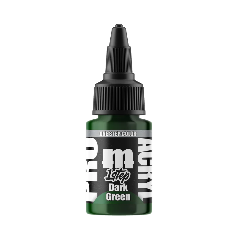 dark green paint bottle