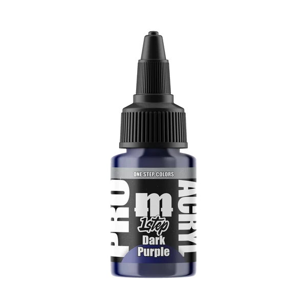 dark purple paint bottle