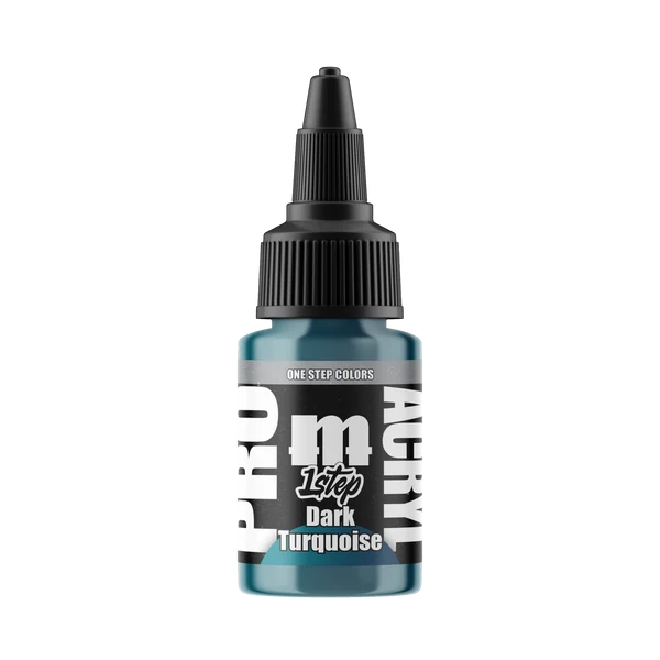 dark turquoise paint bottle