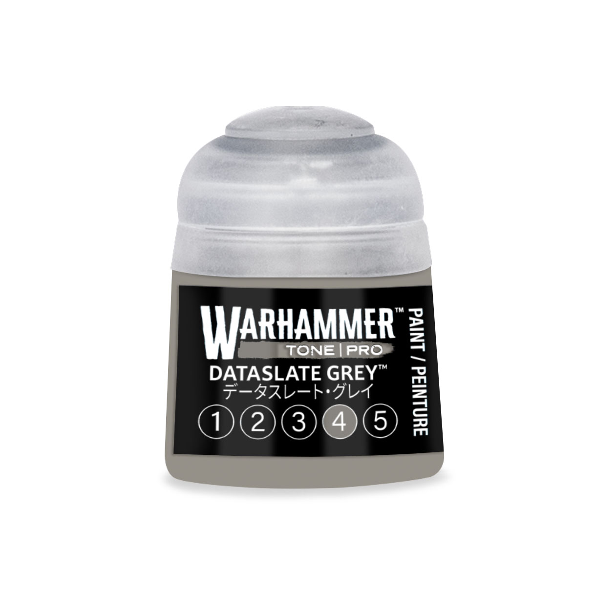 pot of light concrete grey paint