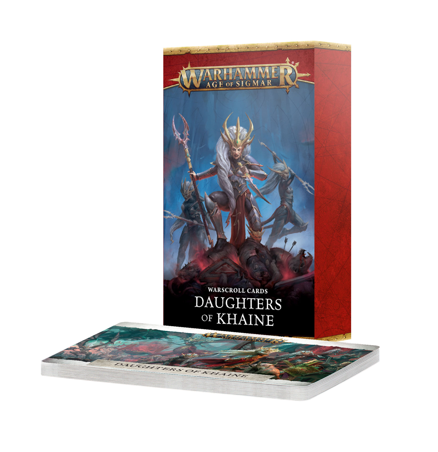 daughters of khaine war scroll cards pack