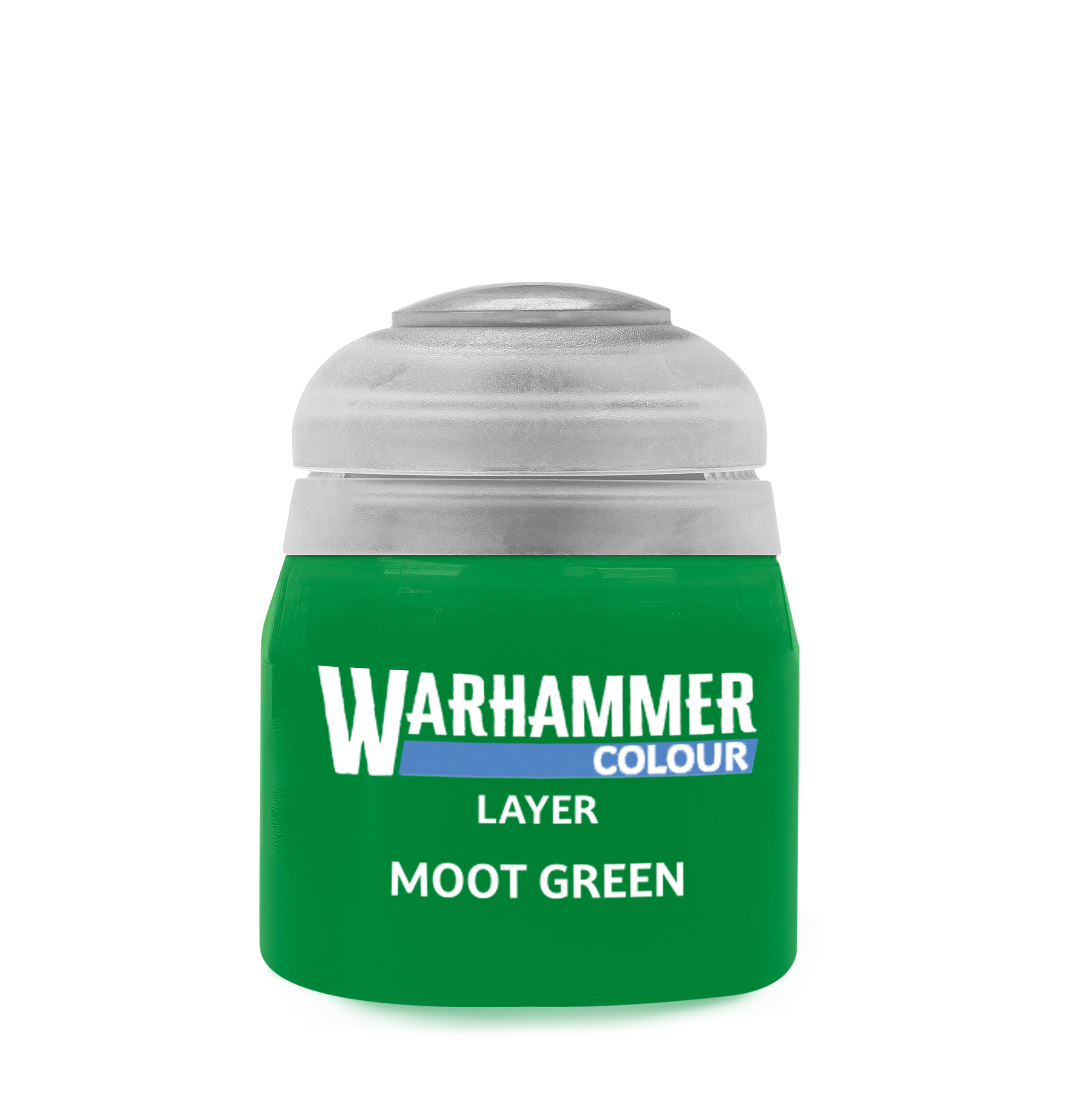 digital render of bright green paint pot