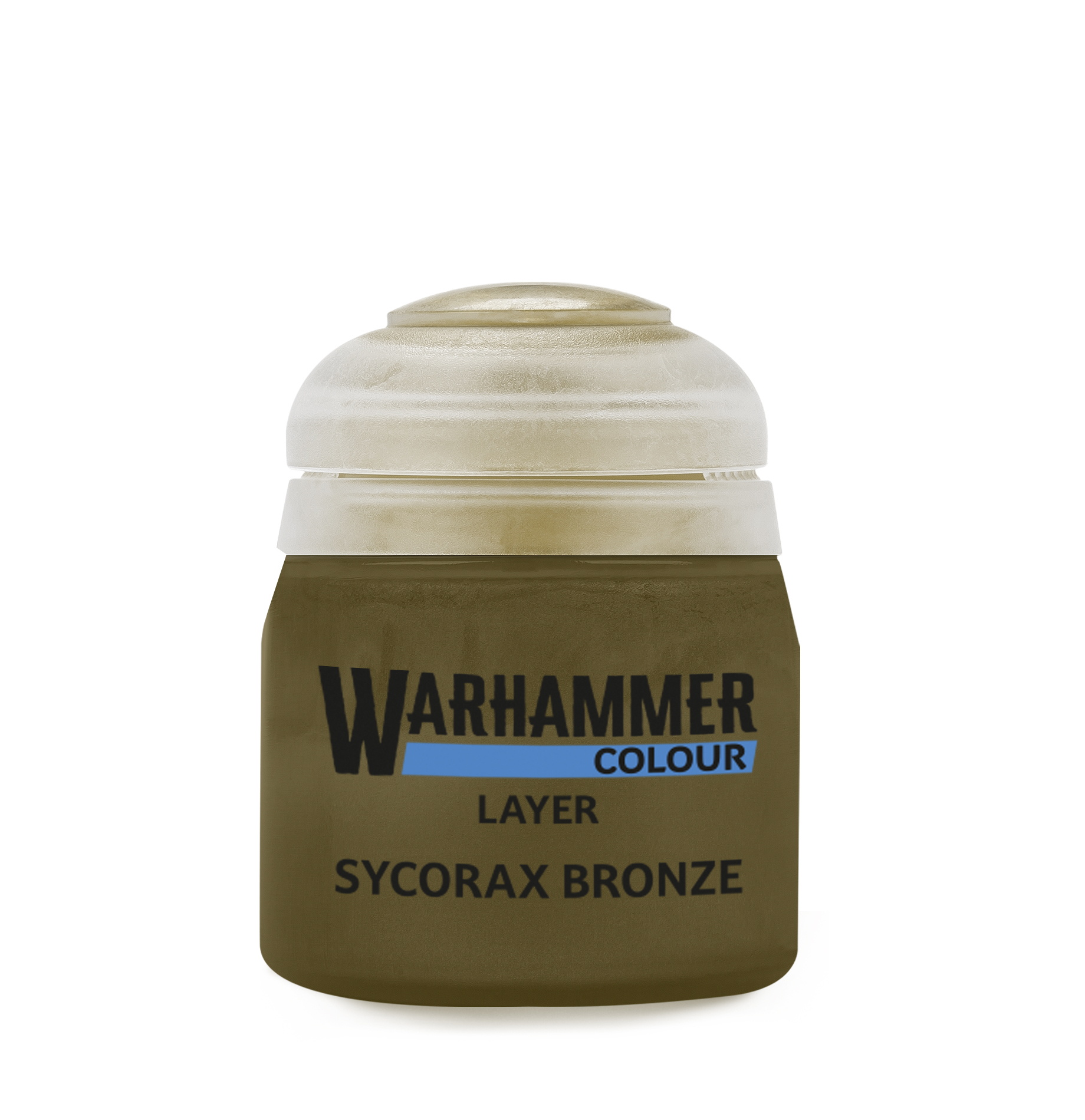 digital render of metallic bronze paint pot