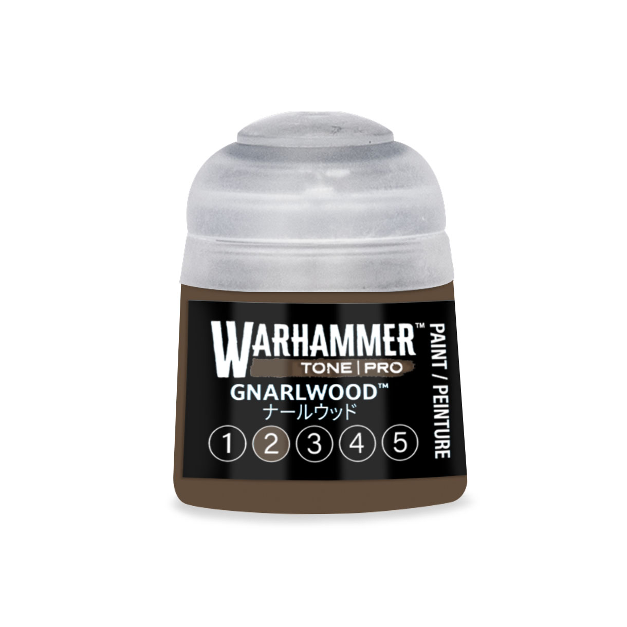 digital render of pot of dark brown paint