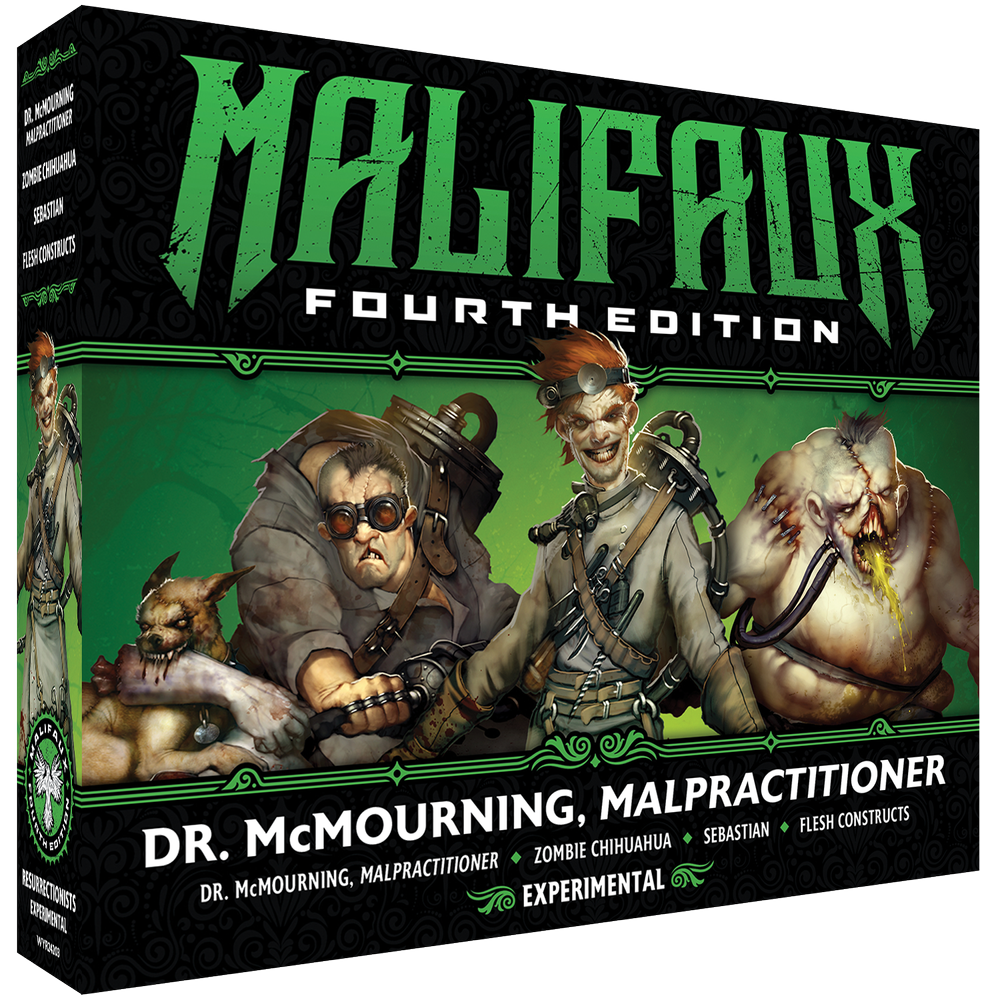 doctor mcmourning malpractitioner front of box