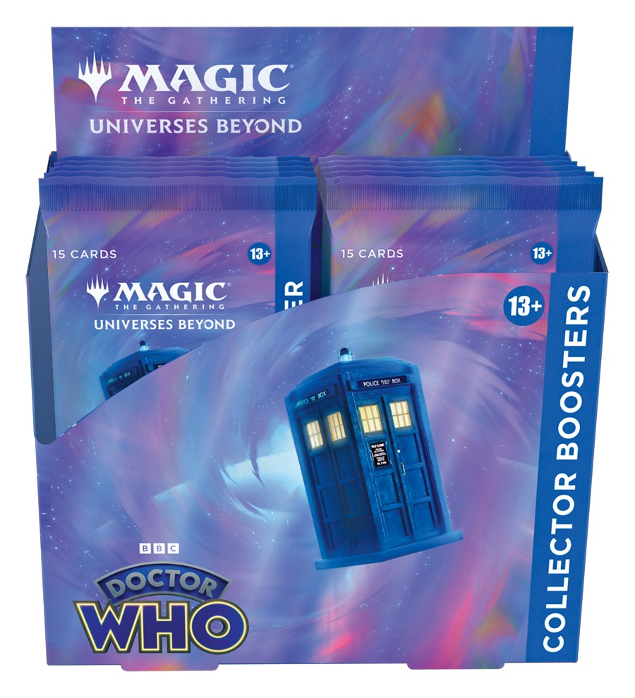 doctor who collector booster display