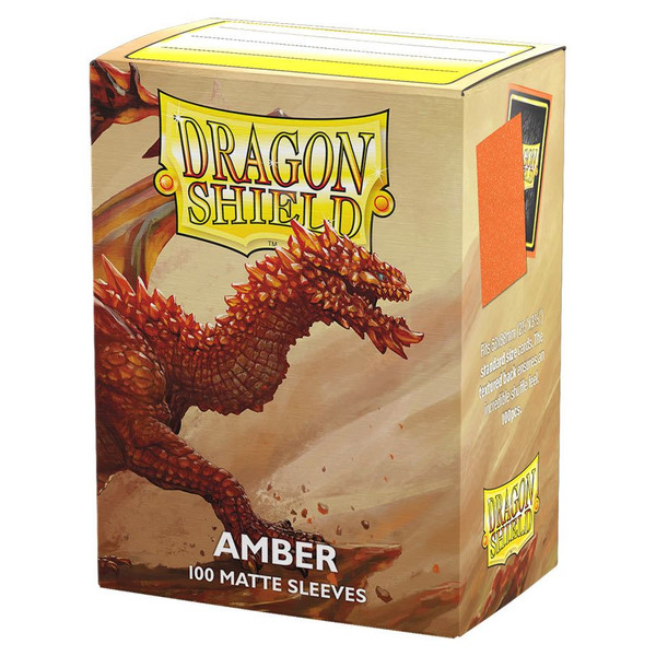 dragon shield box with orange sleeve and orange dragon