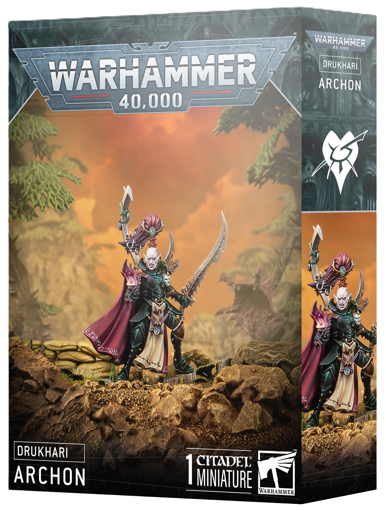 drukhari archon front of box