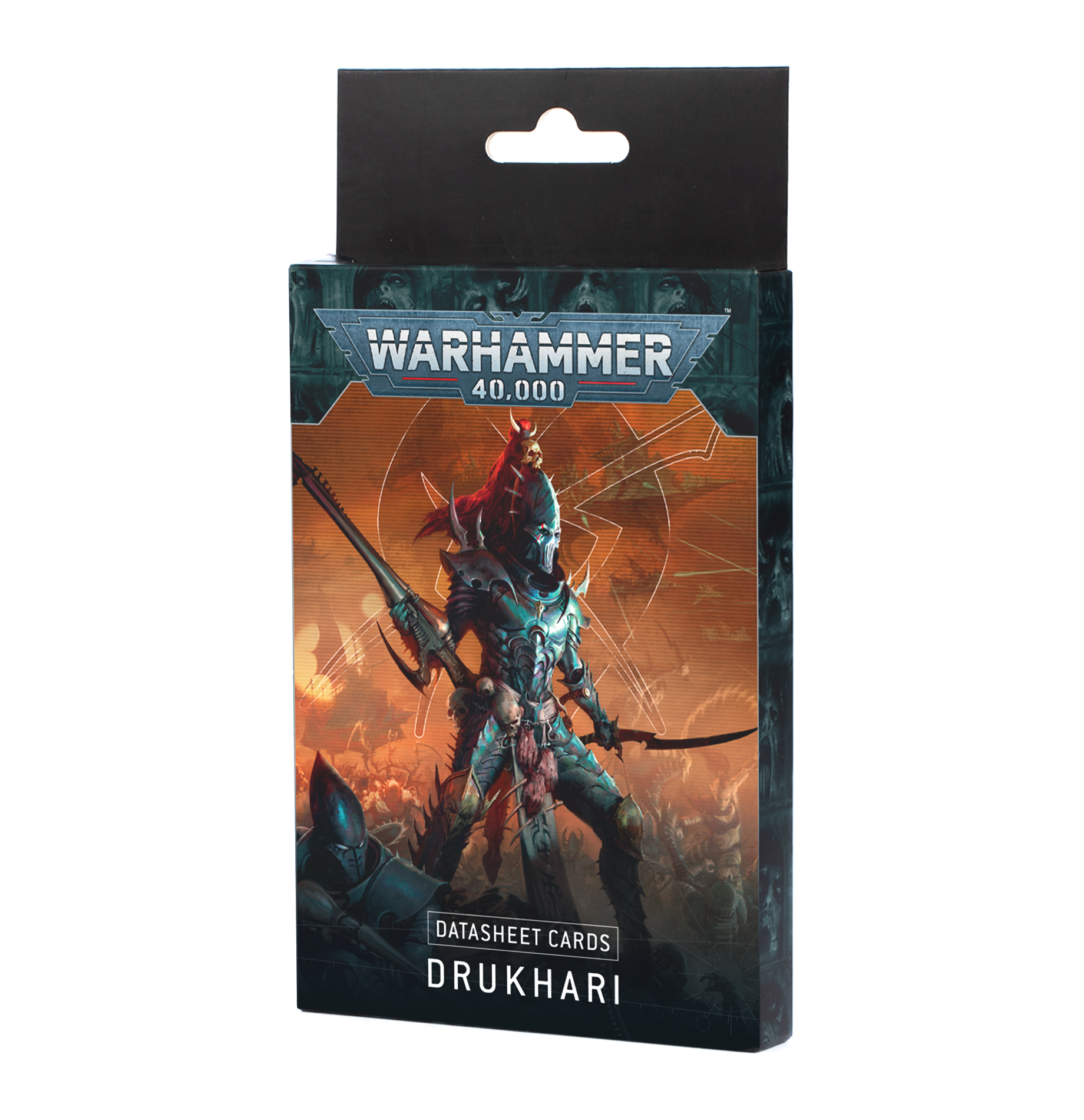 drukhari data cards front of pack
