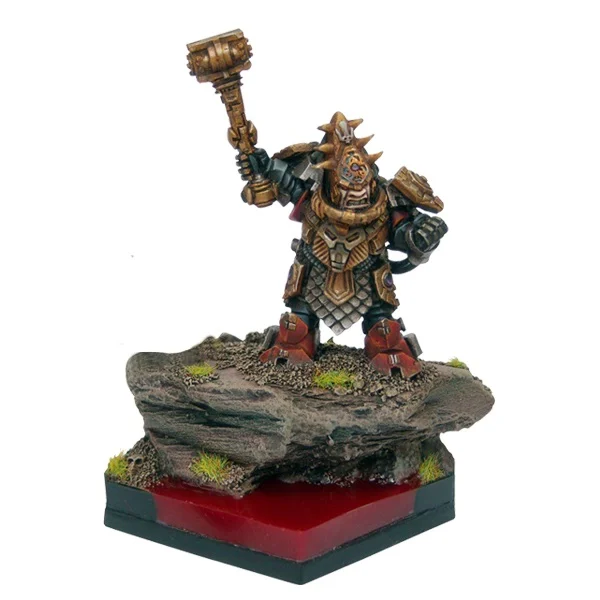 dwarf king painted model