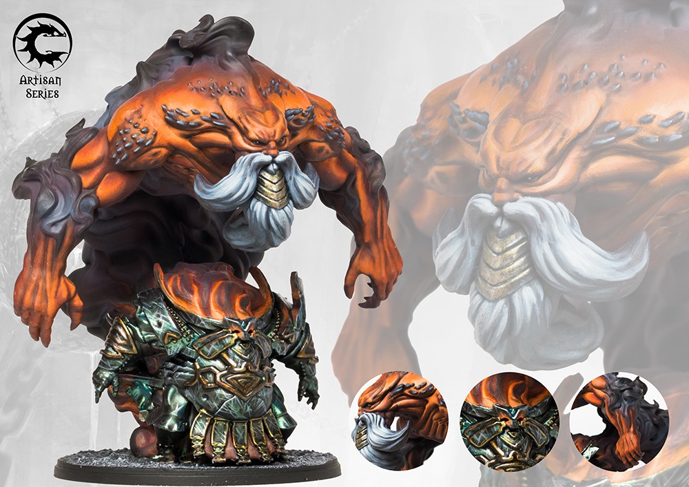 dweghom ancestor painted miniature