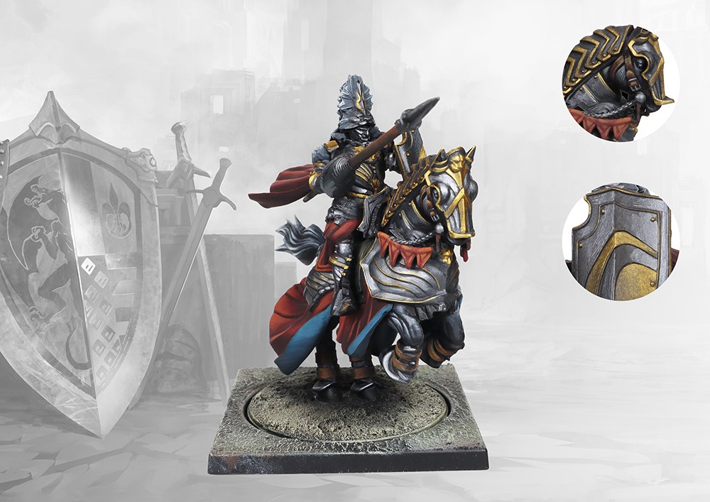 mounted noble lord model