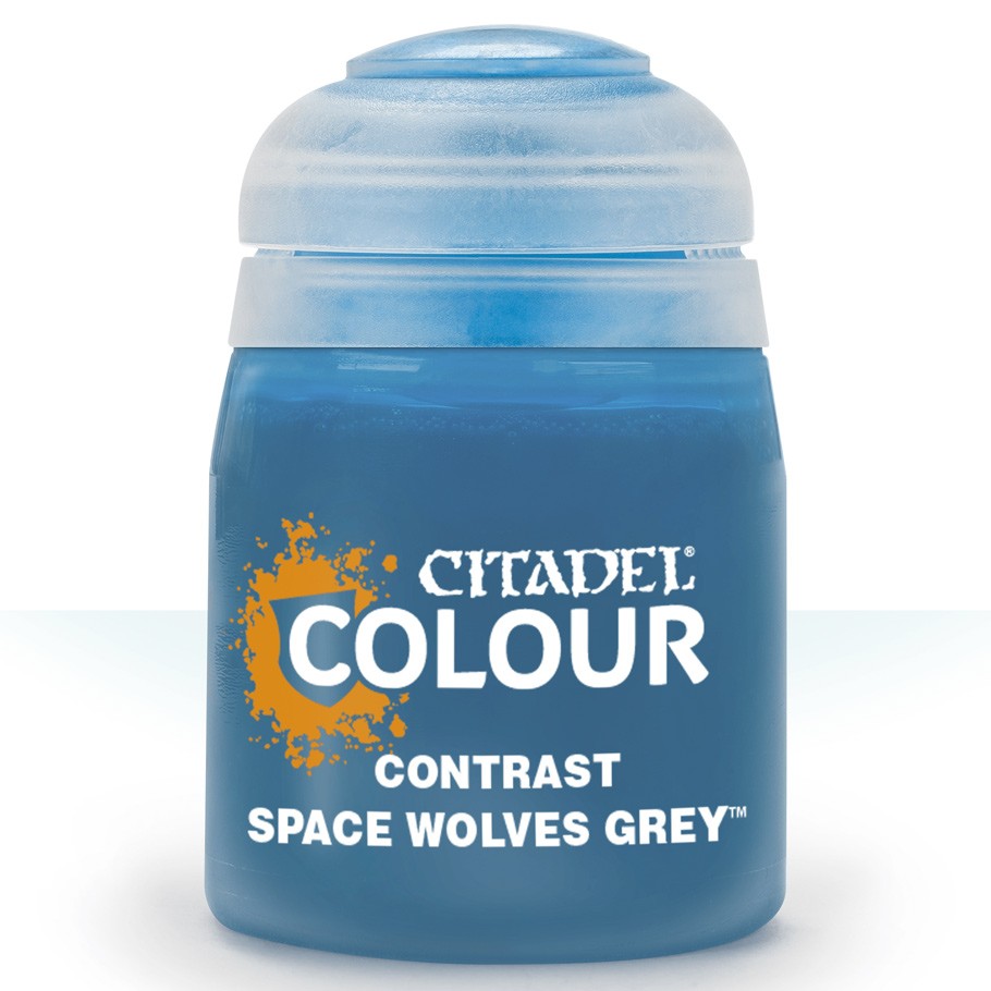 space wolves grey paint pot