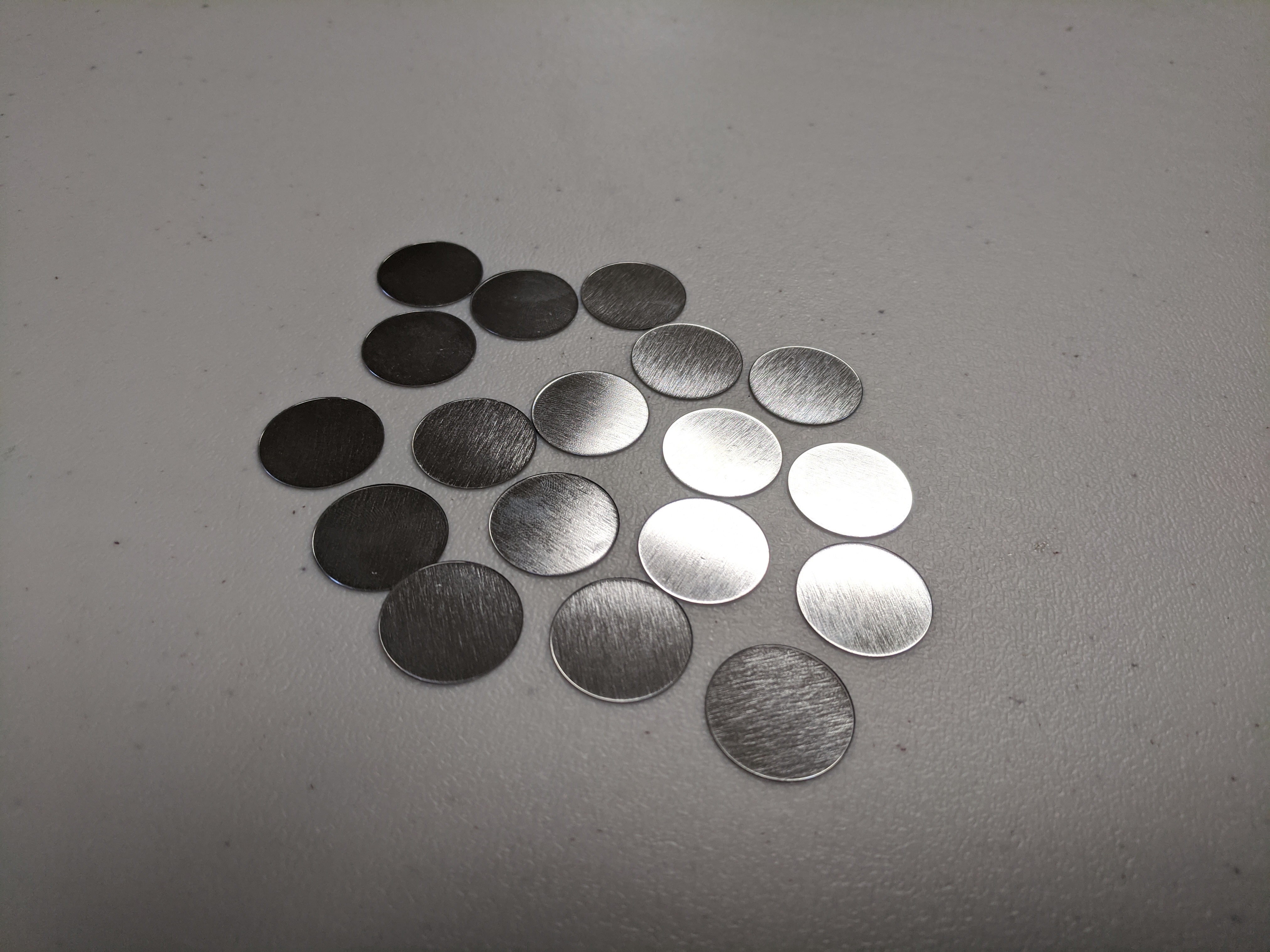 3 4 .75 Inch 18 mm Metal Discs 18 Pack Valhalla Hobby