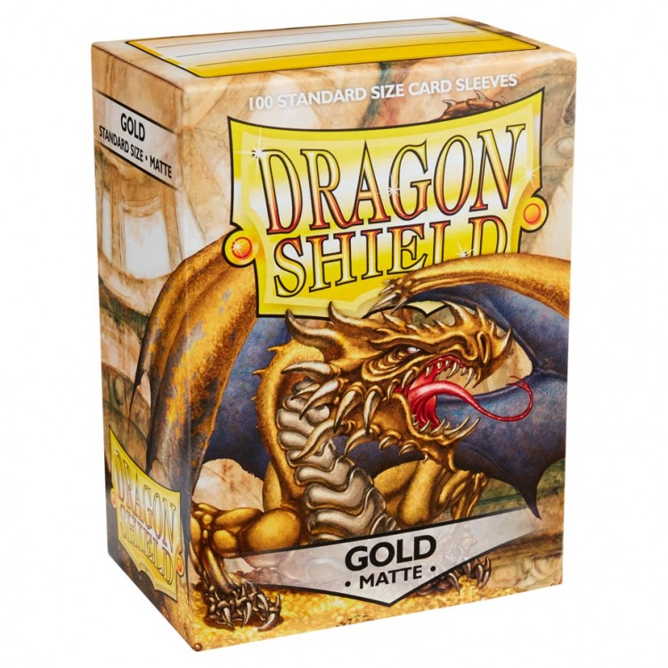 dragon shield gold sleeves