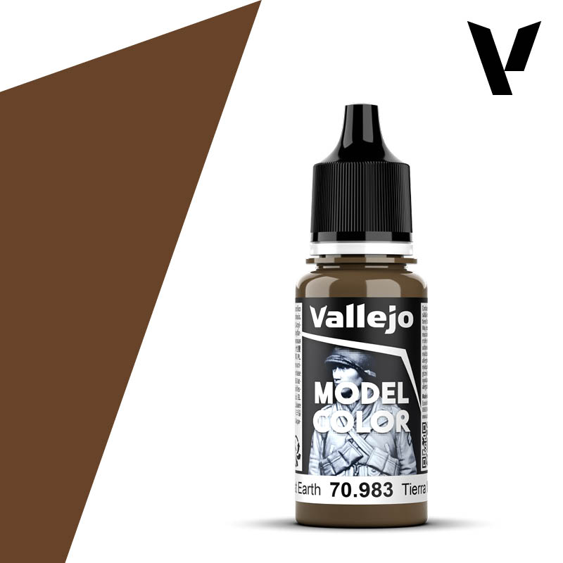 eighteen milliliter bottle of dark brown paint