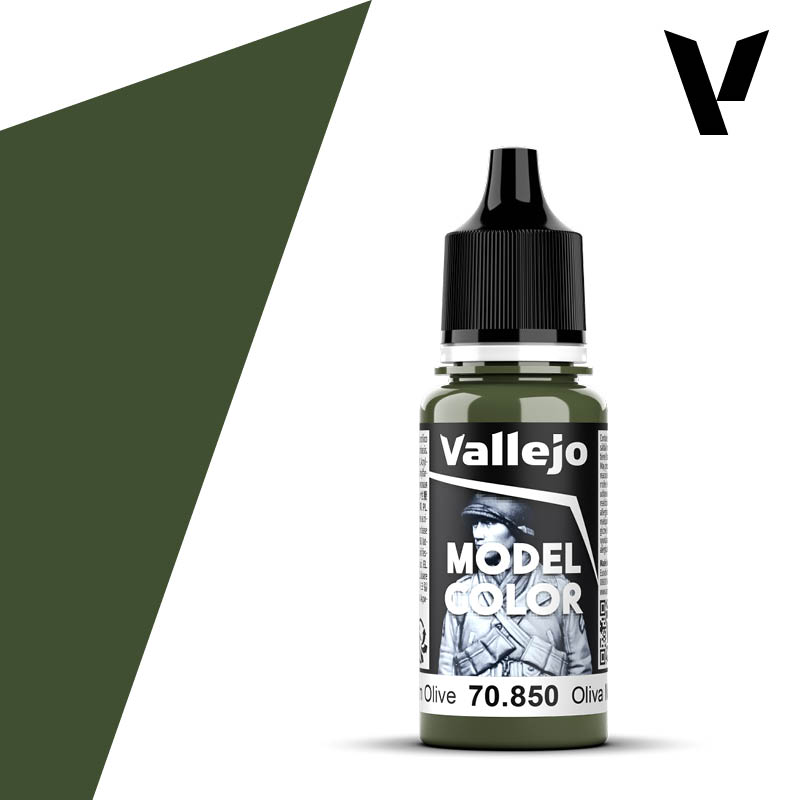 eighteen milliliter bottle of dark green paint