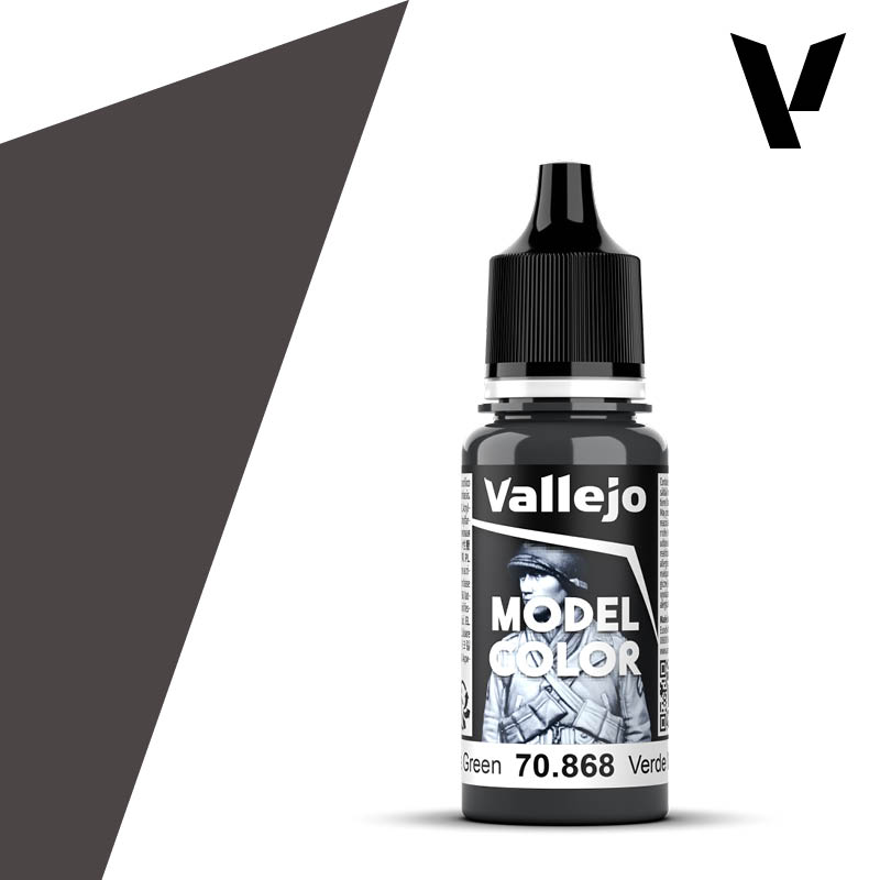 eighteen milliliter bottle of near black paint