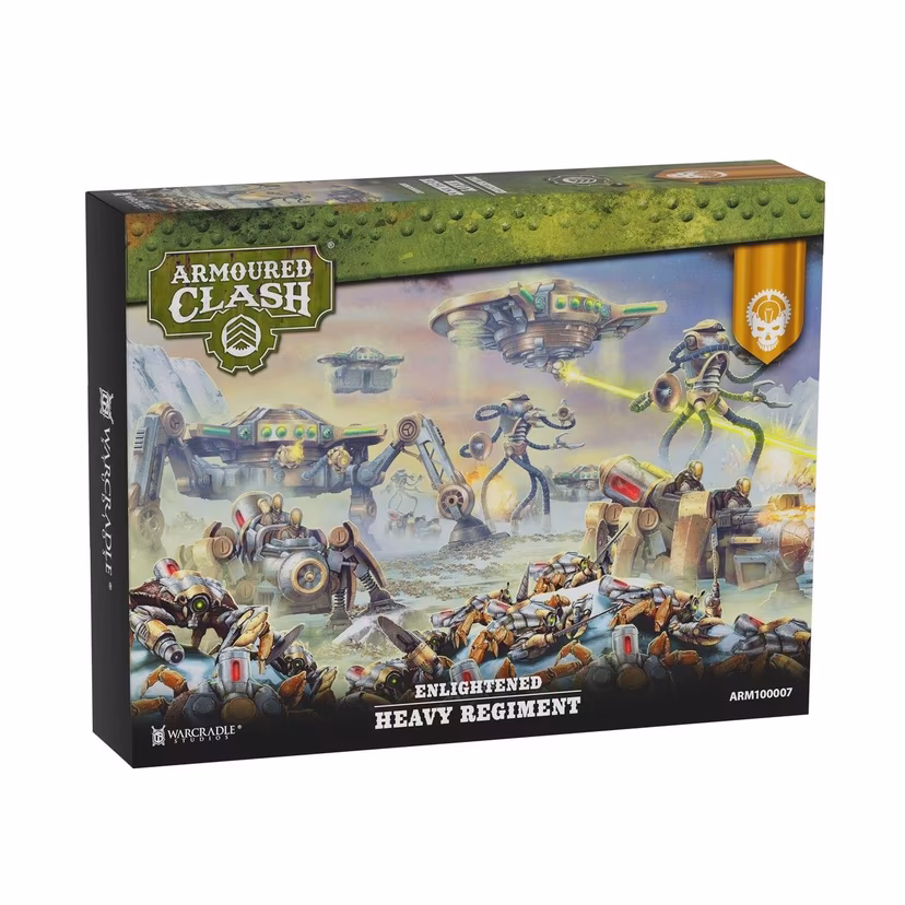 enlightened heavy reigment front of box